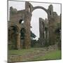 View of Lindisfarne Priory, 7th Century-CM Dixon-Mounted Photographic Print