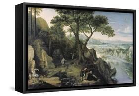 View of Linz-Lucas I. van Valckenborch-Framed Stretched Canvas