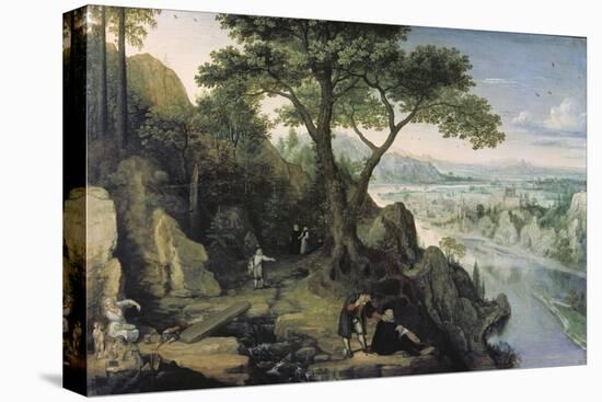 View of Linz-Lucas I. van Valckenborch-Stretched Canvas
