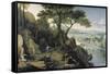 View of Linz-Lucas I. van Valckenborch-Framed Stretched Canvas