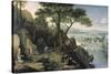 View of Linz-Lucas I. van Valckenborch-Stretched Canvas