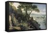 View of Linz-Lucas I. van Valckenborch-Framed Stretched Canvas