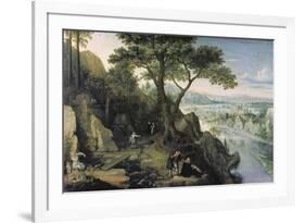 View of Linz-Lucas I. van Valckenborch-Framed Giclee Print