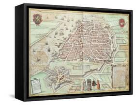 View of Lisbon, 1572, Portugal 16th Century-null-Framed Stretched Canvas