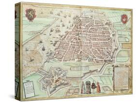 View of Lisbon, 1572, Portugal 16th Century-null-Stretched Canvas