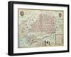 View of Lisbon, 1572, Portugal 16th Century-null-Framed Giclee Print