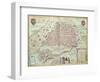 View of Lisbon, 1572, Portugal 16th Century-null-Framed Giclee Print