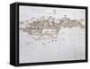 View of Lisbon, 1596, Portugal 16th Century Drawing-null-Framed Stretched Canvas