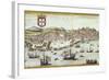 View of Lisbon-Abraham Ortelius-Framed Art Print