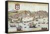 View of Lisbon-Abraham Ortelius-Framed Stretched Canvas