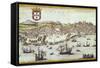 View of Lisbon-Abraham Ortelius-Framed Stretched Canvas