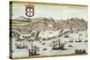View of Lisbon-Abraham Ortelius-Stretched Canvas