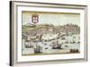View of Lisbon-Abraham Ortelius-Framed Art Print