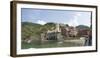 View of little harbor of Vernazza, La Spezia, Liguria, Italy-null-Framed Photographic Print