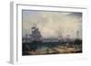 View of Liverpool, from Cheshire-Robert Salmon-Framed Giclee Print