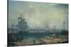 View of Liverpool, from Cheshire-Robert Salmon-Stretched Canvas