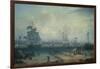 View of Liverpool, from Cheshire-Robert Salmon-Framed Giclee Print