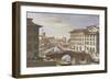 View of Livorno, New Venice District-Giuseppe Maria Terreni-Framed Giclee Print