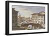 View of Livorno, New Venice District-Giuseppe Maria Terreni-Framed Giclee Print