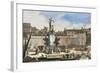 View of Livorno: Quattro Mori Monument-null-Framed Giclee Print