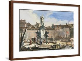 View of Livorno: Quattro Mori Monument-null-Framed Giclee Print