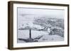 View of Livorno Showing the Lighthouse Beacon and the Port, Italy-null-Framed Giclee Print