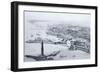 View of Livorno Showing the Lighthouse Beacon and the Port, Italy-null-Framed Giclee Print