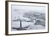 View of Livorno Showing the Lighthouse Beacon and the Port, Italy-null-Framed Giclee Print