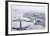View of Livorno Showing the Lighthouse Beacon and the Port, Italy-null-Framed Giclee Print