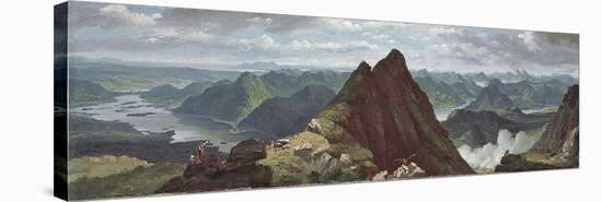 View of Loch Lomond-John Knox-Stretched Canvas