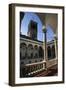 View of Loggia Maior of Ducal Palace with Grimaldina Tower in Background, Genoa, Liguria, Italy-null-Framed Giclee Print