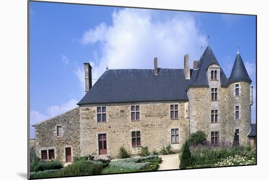 View of Logis De La Chabotterie Residence, Saint-Sulpice-Le-Verdon, Pays De La Loire, France-null-Mounted Giclee Print