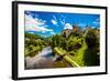 View of Loket Castle in the Countryside of the West Bohemian Spa Triangle Outside of Karlovy Vary-Laura Grier-Framed Photographic Print