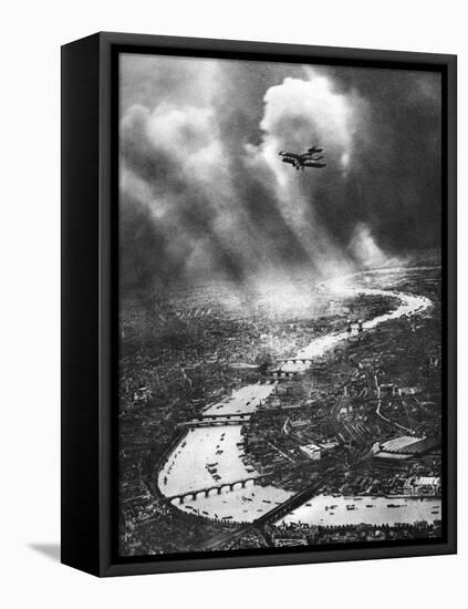 View of London, 1926-1927-Alfred G Buckham-Framed Stretched Canvas