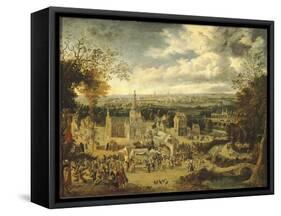 View of London and its Surroundings-John Gubbins-Framed Stretched Canvas