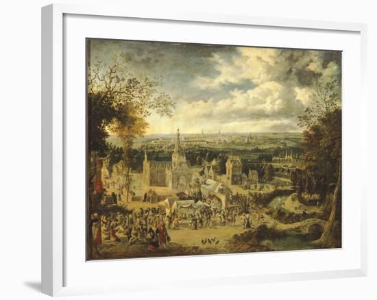 View of London and its Surroundings-John Gubbins-Framed Giclee Print