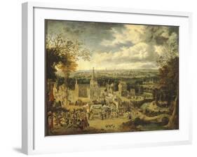 View of London and its Surroundings-John Gubbins-Framed Giclee Print