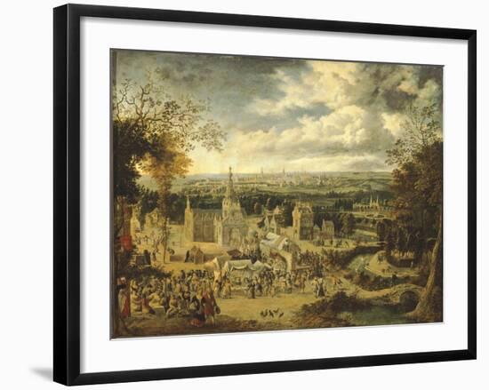 View of London and its Surroundings-John Gubbins-Framed Giclee Print