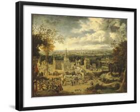 View of London and its Surroundings-John Gubbins-Framed Giclee Print