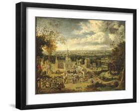 View of London and its Surroundings-John Gubbins-Framed Giclee Print