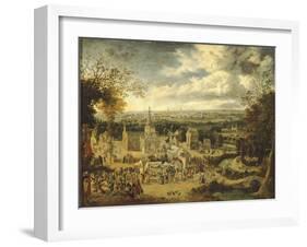 View of London and its Surroundings-John Gubbins-Framed Giclee Print