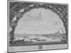 View of London and the River Thames from under Westmister Bridge, 1747-Remigius Parr-Mounted Giclee Print