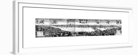 View of London, C1650-Wenceslaus Hollar-Framed Premium Giclee Print