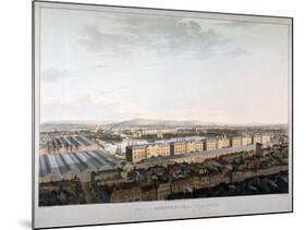 View of London Docks, 1816-Daniel Havell-Mounted Giclee Print