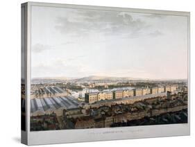 View of London Docks, 1816-Daniel Havell-Stretched Canvas