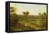 View of London from Denmark Hill-Alexander Nasmyth-Framed Stretched Canvas