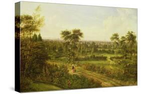 View of London from Denmark Hill-Alexander Nasmyth-Stretched Canvas