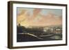 View of London from Greenwich Hill, England 17th Century-John Atkinson Grimshaw-Framed Giclee Print