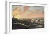 View of London from Greenwich Hill, England 17th Century-John Atkinson Grimshaw-Framed Giclee Print