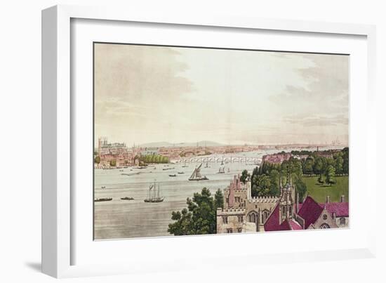 View of London from Lambeth, Engraved by J.C Stadler (Fl.1780-1812) 1795-Joseph Farington-Framed Giclee Print